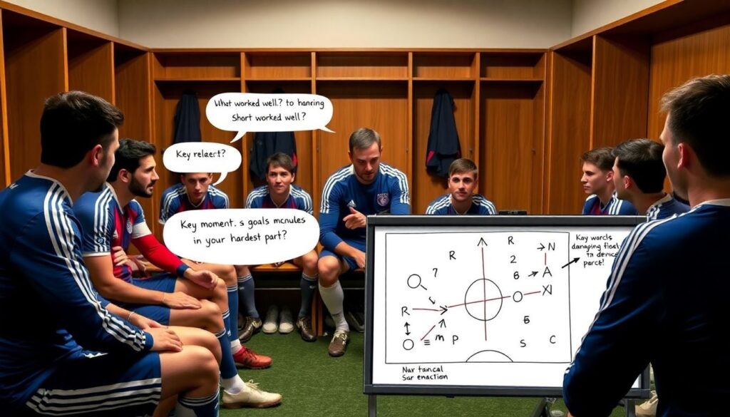 Как проводить разбор игровых эпизодов в конце матча - иллюстрация