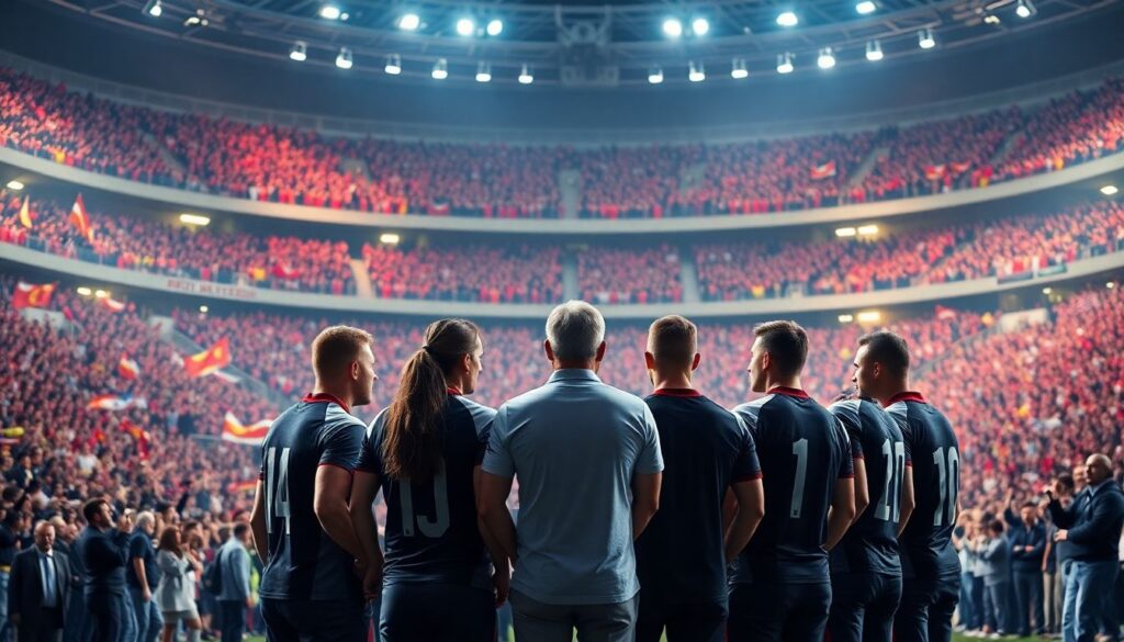 Влияние фанатов на ментальное состояние команды в концовке - иллюстрация