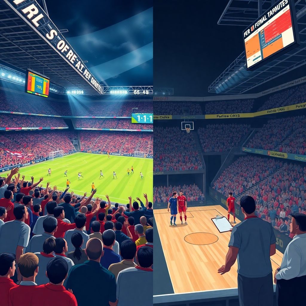 Влияние фанатов на ментальное состояние команды в концовке матча