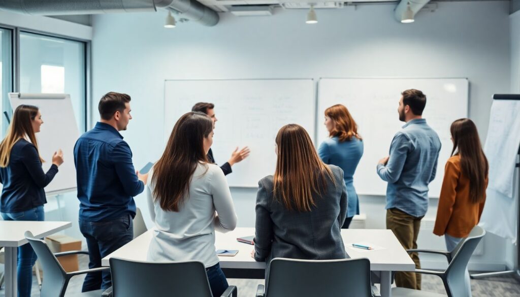 Упражнения на доверие внутри команды прямо перед концовкой - иллюстрация