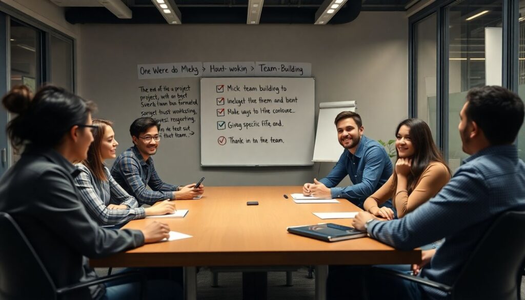 Упражнения на доверие внутри команды прямо перед концовкой - иллюстрация