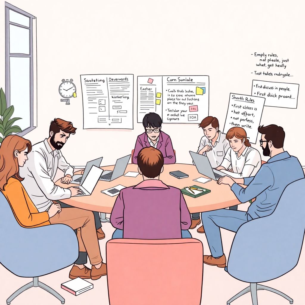 Упражнения на доверие внутри команды перед концовкой проекта