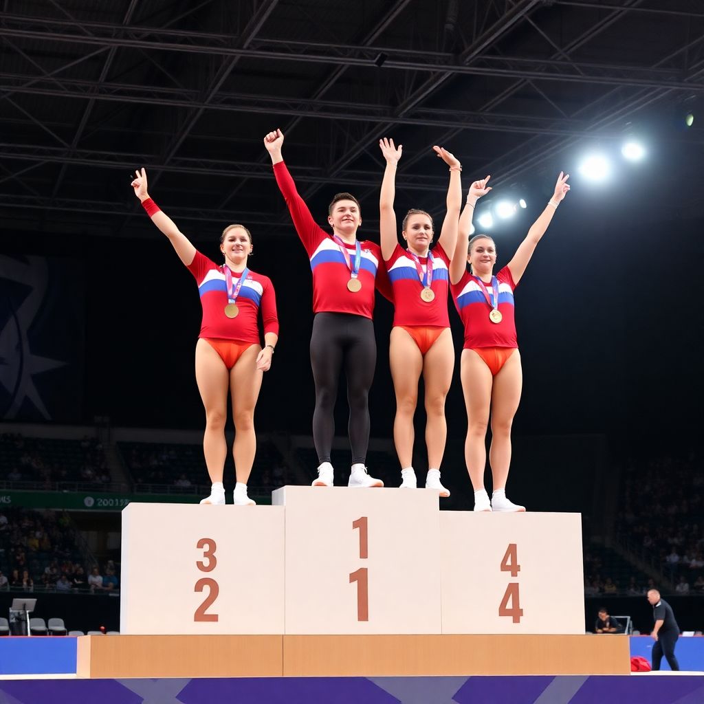 Российские гимнасты триумфально вернулись на Кубок мира в Котбусе
