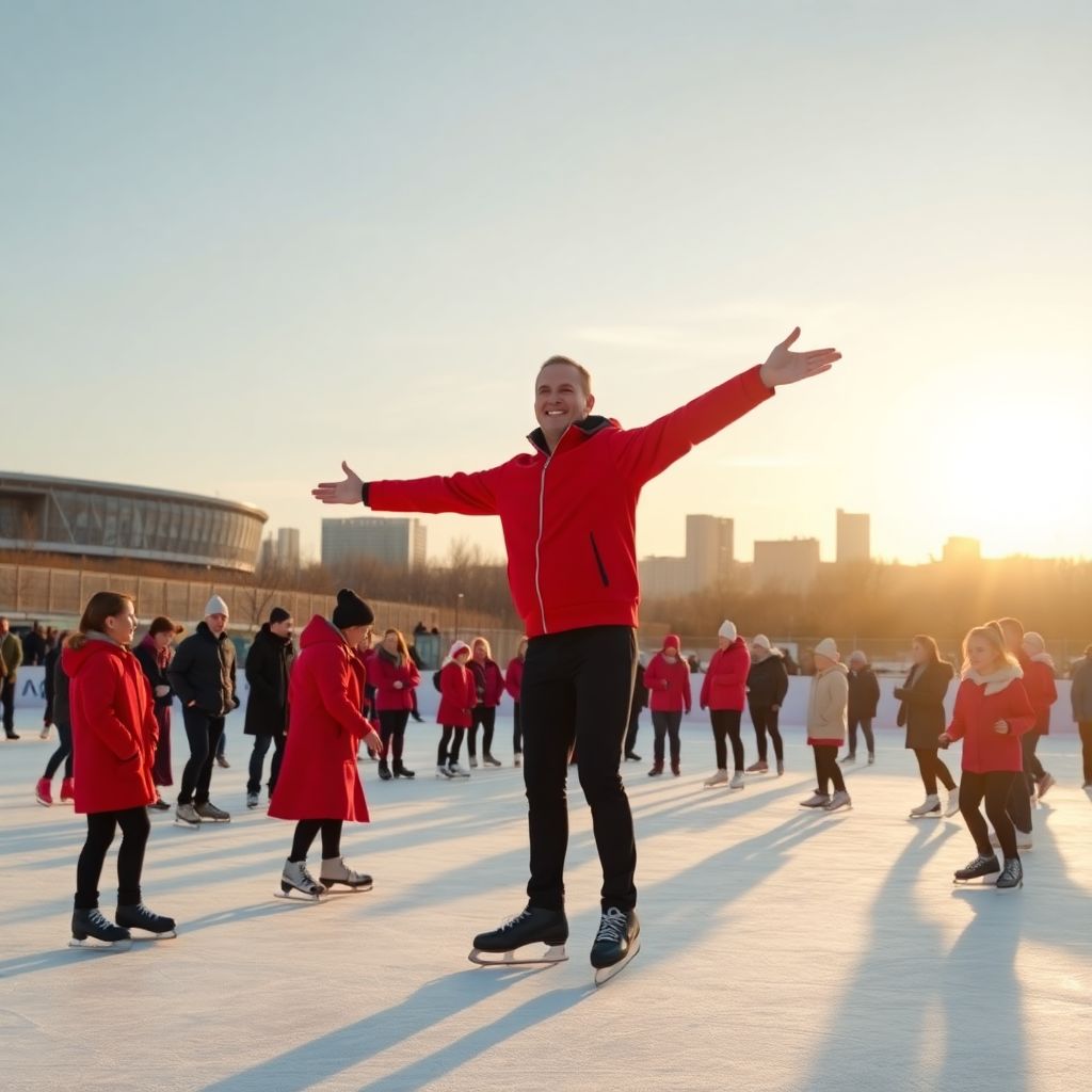 Даниил Глейхенгауз: мастер-класс по фигурному катанию в Лужниках