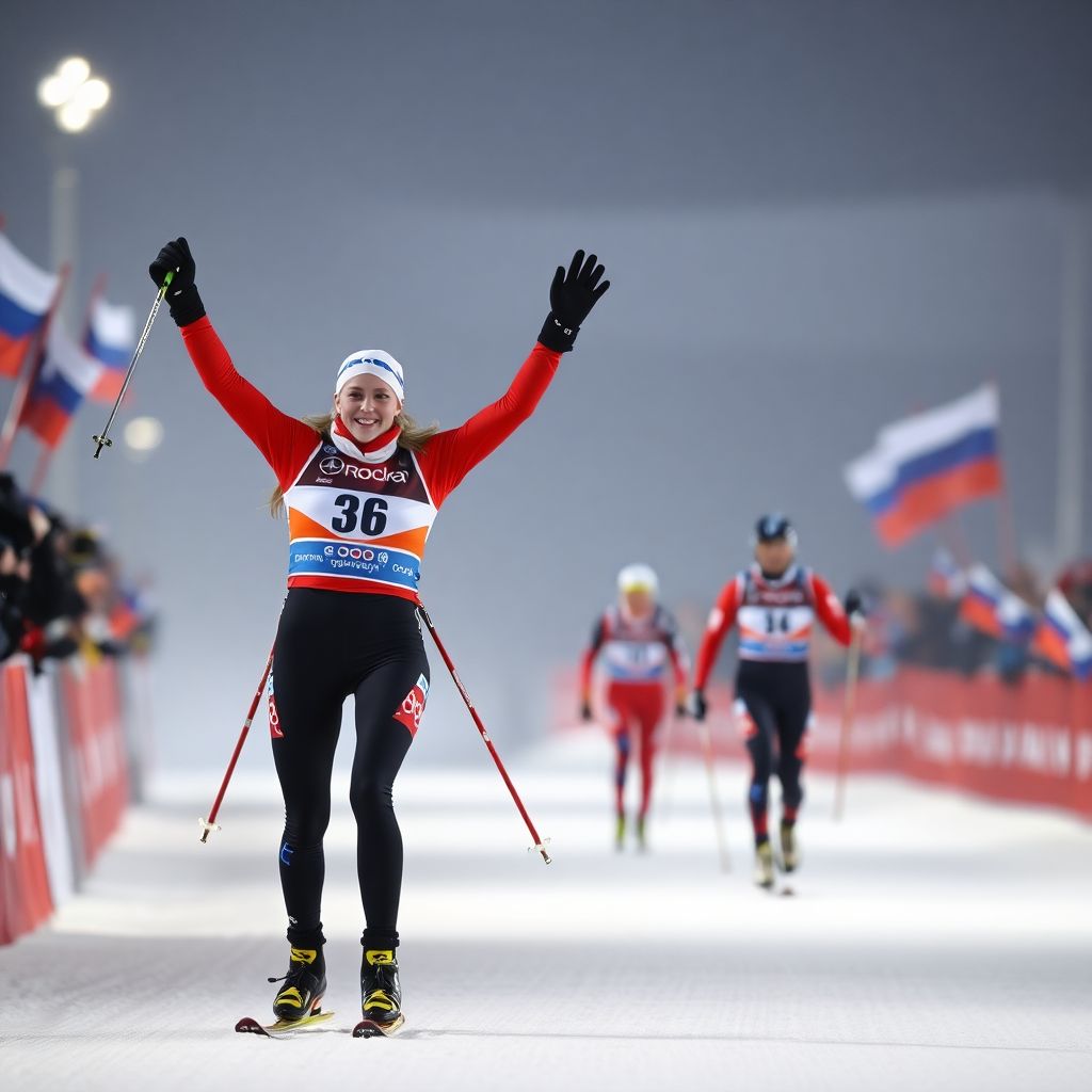 Непряева упускает золото спринта Кубка России, Шорохова берет победу